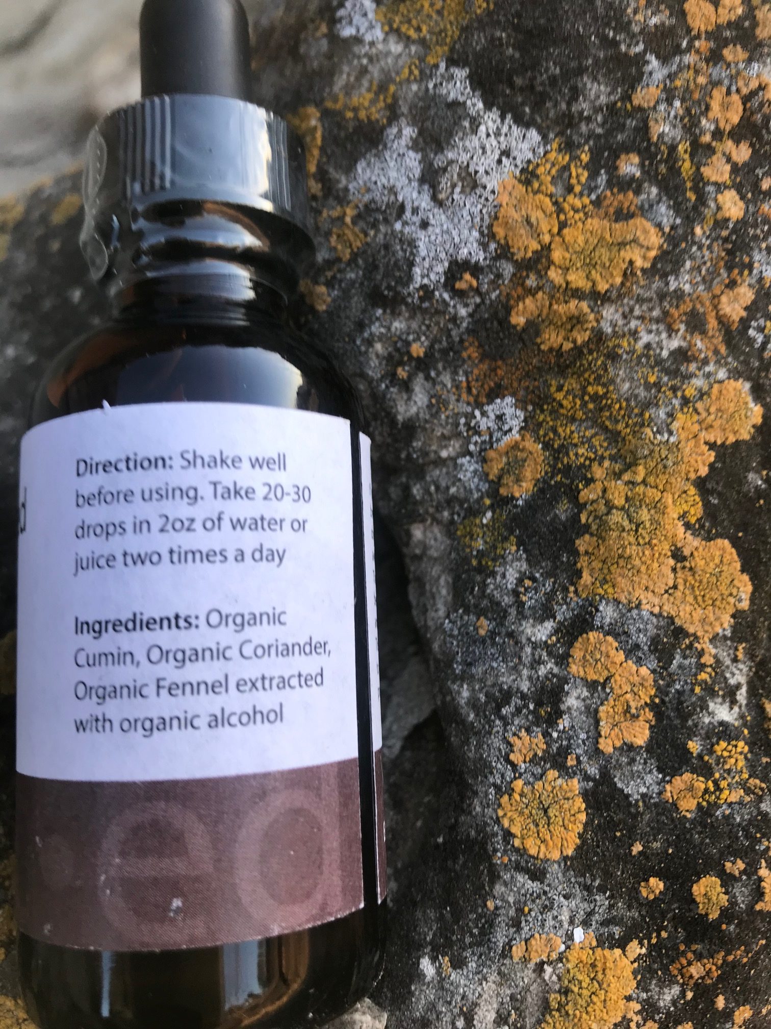 Spagyric Cumin, Coriander & Fennel Tincture 1oz - Image 3